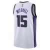 Män Sacramento Kings Tröja Davion Mitchell Nike 2023-24 Association Edition Vit Swingman